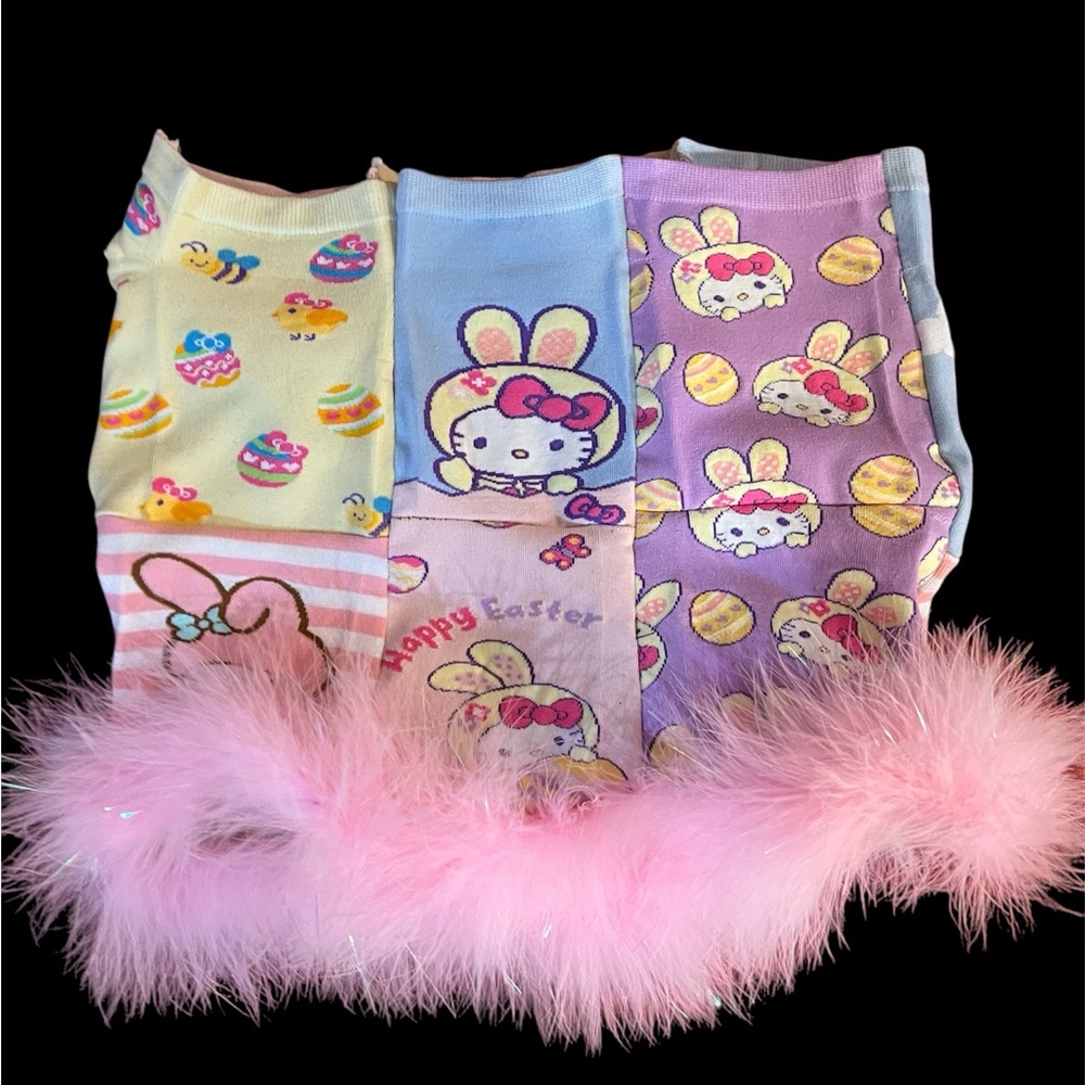 Hello kitty Easter spring handmade skirt or tube top